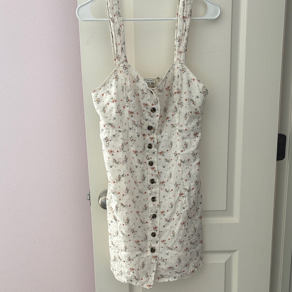 American Eagle Outfitters Floral Button-Down Dress